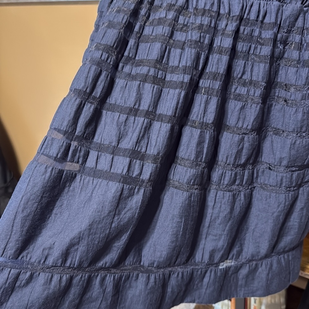 Just Taylor Woman's Cotton Dress, Blue - Picture 4 of 7